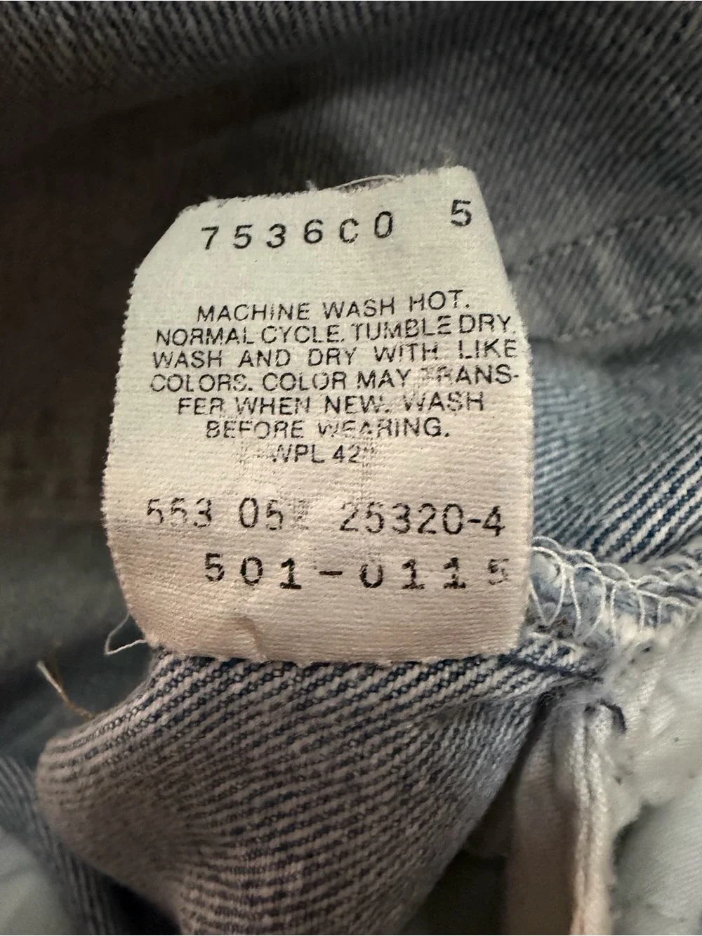 VTG Levis 501 Jeans Mens Blue Selvedge Made in USA size 32x30 perfect condition